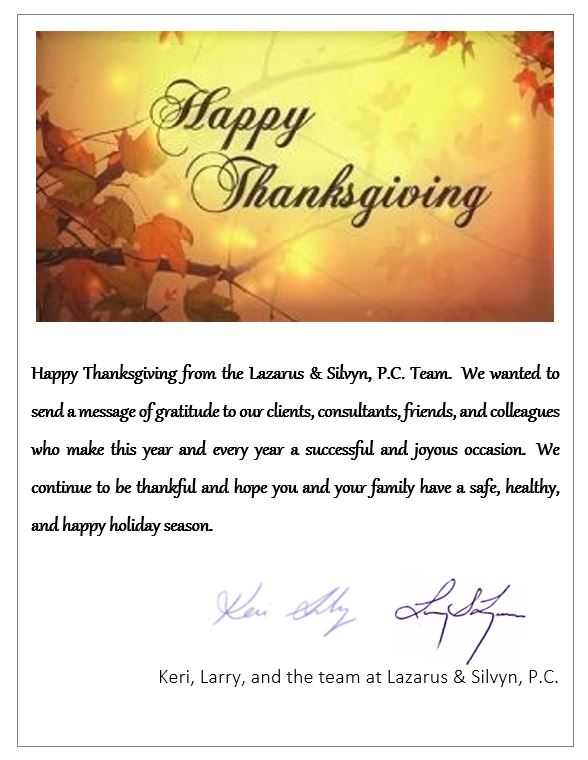Click to read our Thanksgiving message