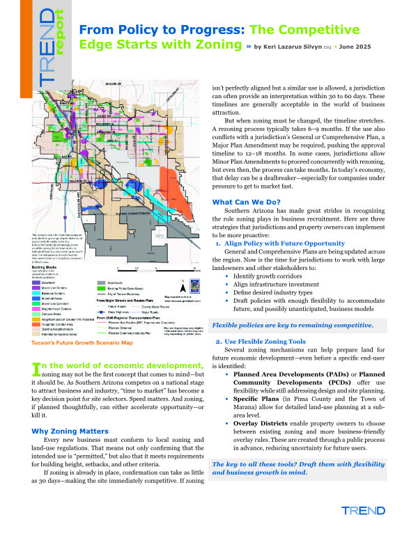 Keri Silvyn Article in TREND Report – From Policy to Progress The Competitive Edge Starts with Zoning